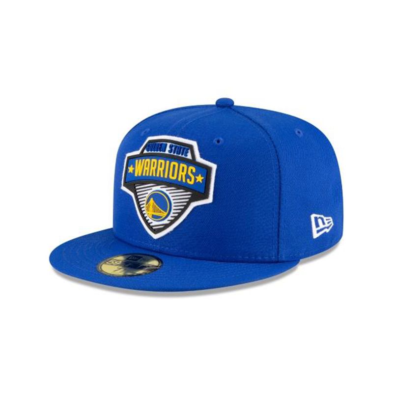 NBA Golden State Warriors Tip Off Edition 59Fifty Fitted (ITV3933) - Blue New Era Caps